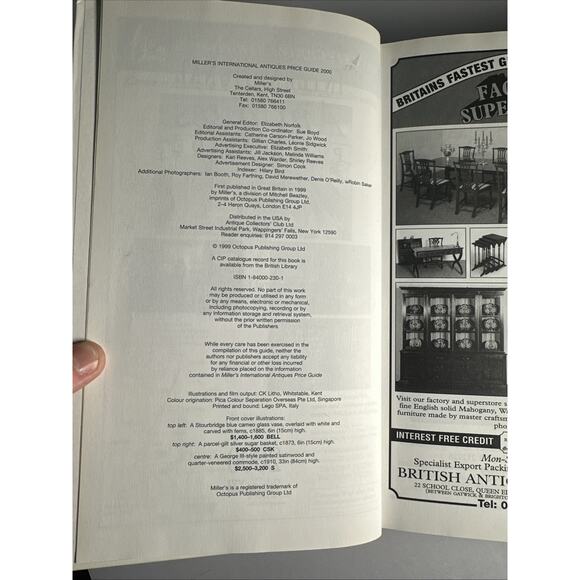 Retro British Book Miller's Antiques Price Guide 2000 Professional Handbook - Picture 8 of 9